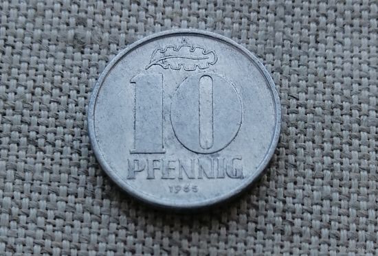 Германия 10 пфеннигов 1965 А