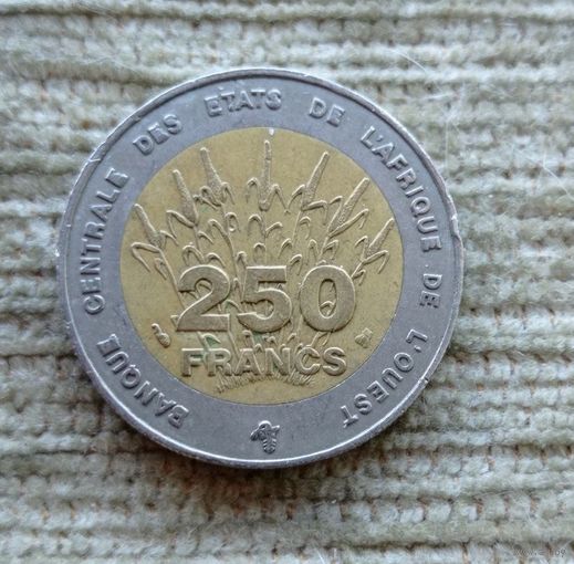 Werty71 Западная Африка (BCEAO) 250 франков 1996 Биметалл