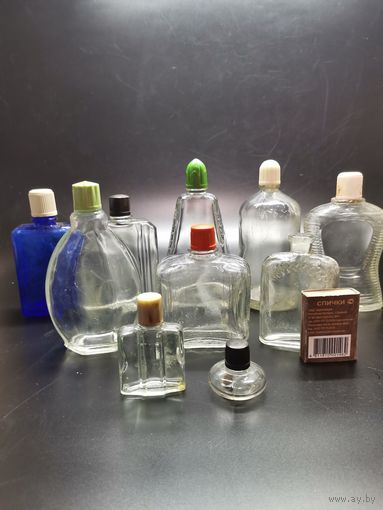 Флакончик от парфюм СССР. 10 шт. одним лотом.