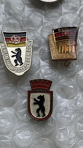 Значки гдр, Берлин столица Германии, 3 шт