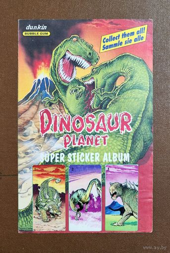 Альбом для наклеек Dinosaur Planet с наклейками