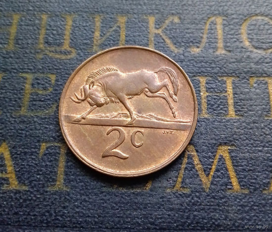 2 цента 1988 ЮАР #01 XF