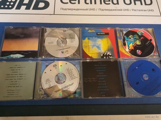 4 pcs audio CDs rock Albums  asia 10р за диск