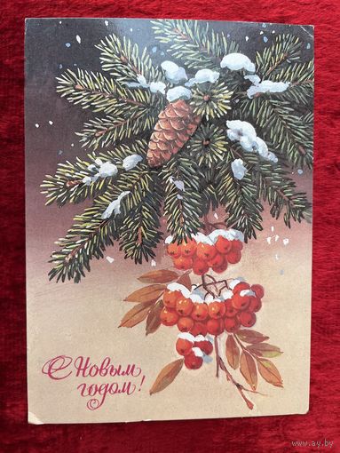 С Новым годом! Подписана. 1985 год. Е. Куртенко.