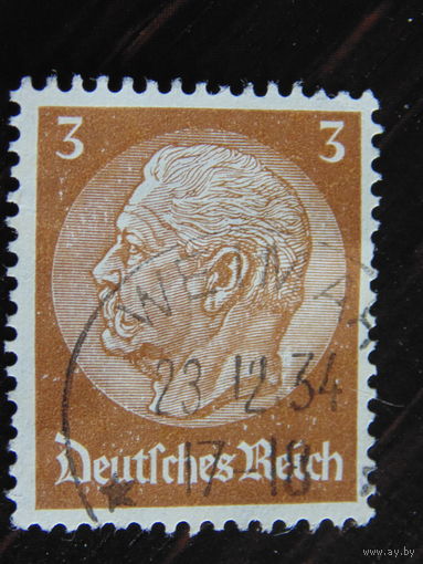 Германия. Рейх. Гинденбург  1932 год.