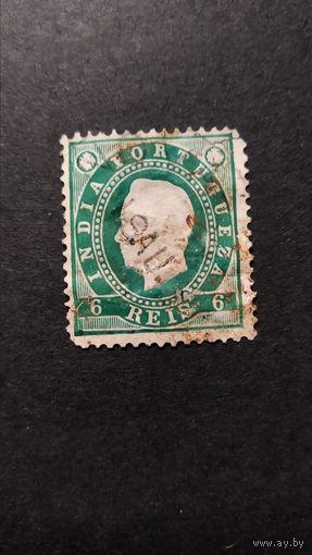 ПОРТУГАЛИЯ \н59\ Португальская Индия. 1886 г. Стандарт.