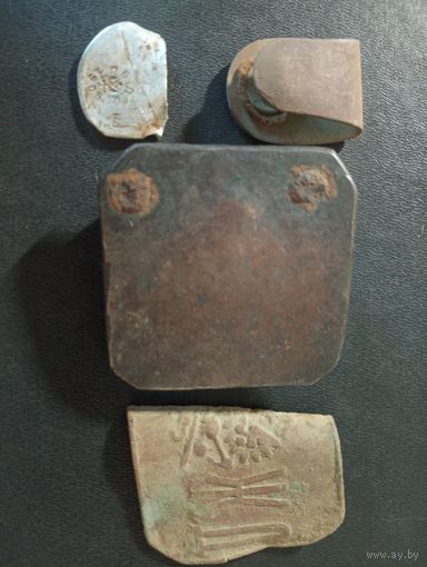 1,5 пряги + зацепы(1 с клеймом)