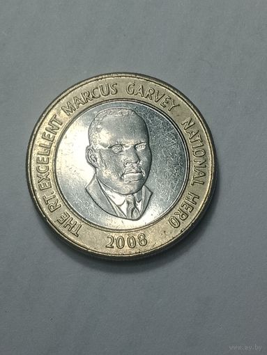 Ямайка 20 долларов 2008 года .
