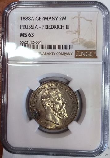 2 марки 1888 ms 63 NGC  штемпельный блеск под лёгкой патиной