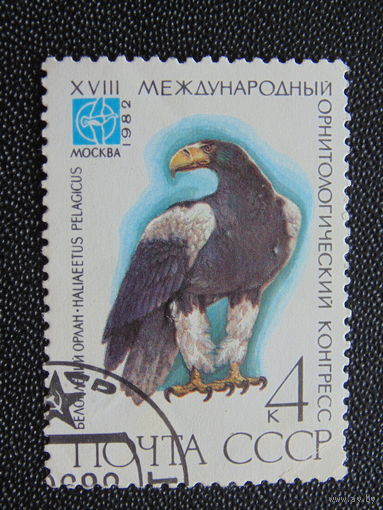 СССР 1982 г. Птицы.