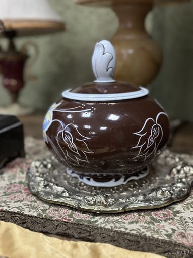Шикарная вазочка сахарница