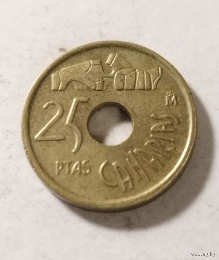 25 песет 1994 года Испания, отличная!