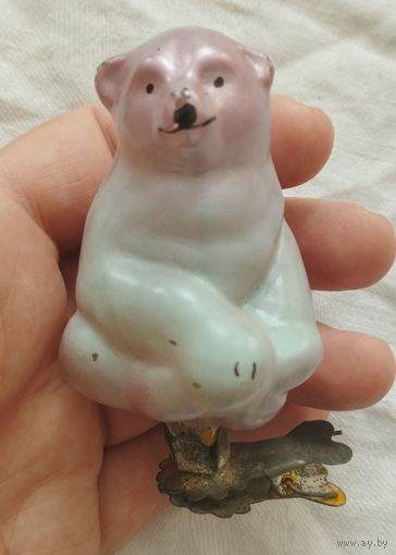 Ёлочная игрушка медведь
