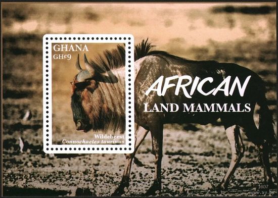 2016 Гана 4710/B587 Фауна 7,00 евро