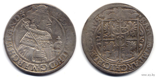 Орт 1625, Пруссия, Георг Вильгельм. Портрет в мантии, более редкий год, R2