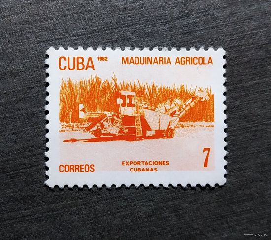 Марка Куба 1982 год Экспорт