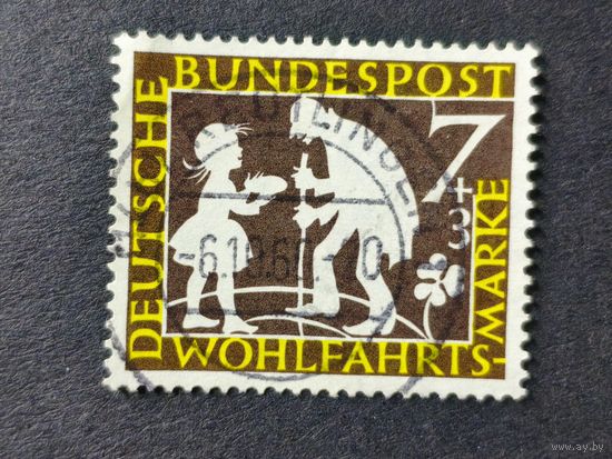 Германия 1959. Благотворительные почтовые марки - Сказки