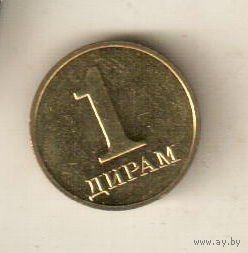 Таджикистан 1 дирам 2019