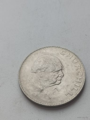 Великобритания 1 крон 1965 год( Черчилль)