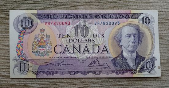 Werty71 Канада 10 долларов 1971 банкнота