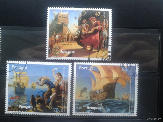 Португалия, 1996. Международная выставка марок Португалия `98. 500 лет открытия морского путитие