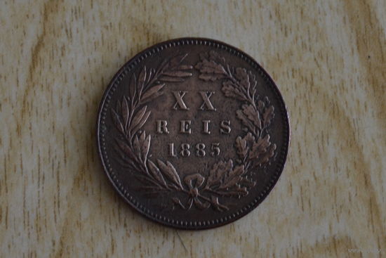 Португалия 20 реалов 1885