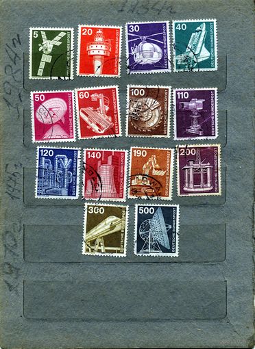ФРГ, 1975, ПРОМЫШЛЕННОСТЬ, ТЕХНИКА,   14м   гашеная