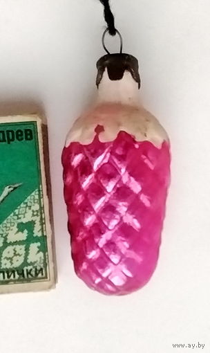 Ёлочная игрушка. Шишка. Ё-16.