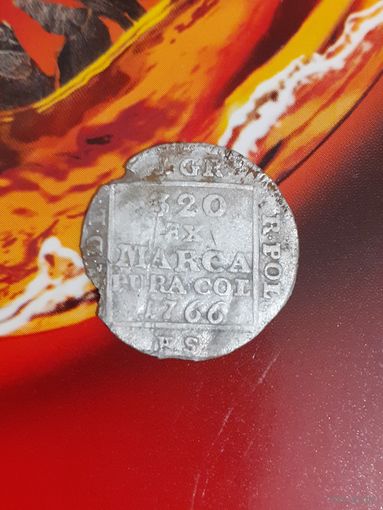 1 грош 1766 год марка пура