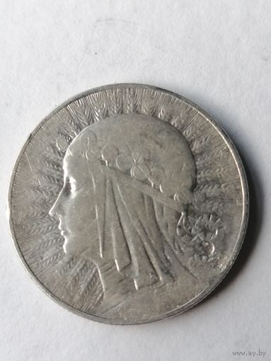 5 злотых 1933г.Ядвига