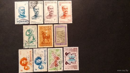 ФРАНЦИЯ.МАДАГАСКАР\584фе\ 1946 этнография. ГЕНЕРАЛ