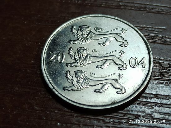 Эстония 20 сентов 2004