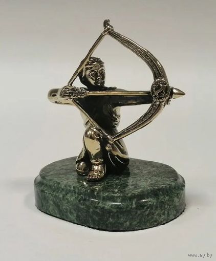 Статуэтка Знак зодиака Стрелец Бронза/змеевик