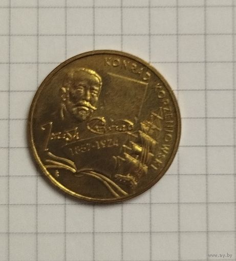 Польша 2 злотых, 2007 150 лет со дня рождения Конрада Коженёвского