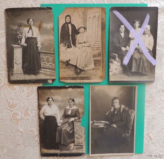 Фото "Женские портреты", Зап. Бел. 1920-1930 гг.