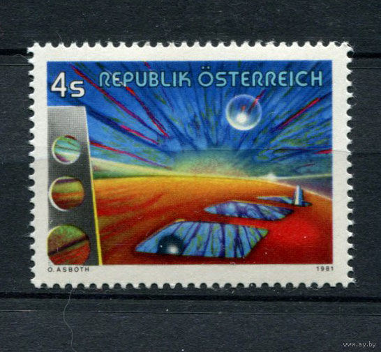 Австрия - 1981 - Современное искусство в Австрии - [Mi. 1687] - полная серия - 1 марка. MNH.  (Лот 218AX)