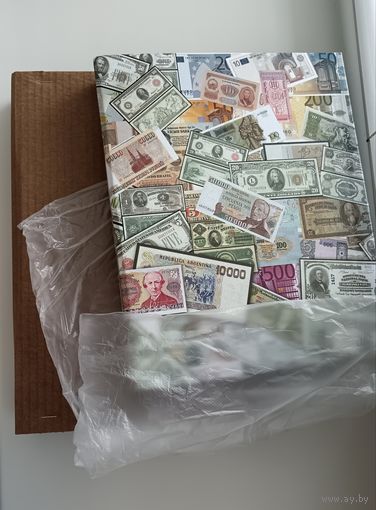 Альбом для коллекционирования банкнот, монет, марок формата Оптима. Папка