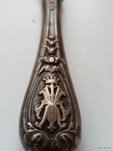 Нож серебряный. 800 проба. Старая Германия.