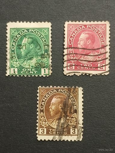 Канада 1911-1918. Король Георг V в адмиральской форме