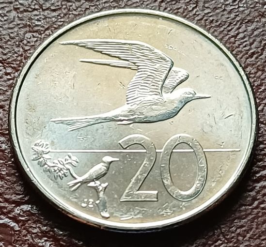 Острова Кука 20 центов, 2015   ( 2-1-6 )