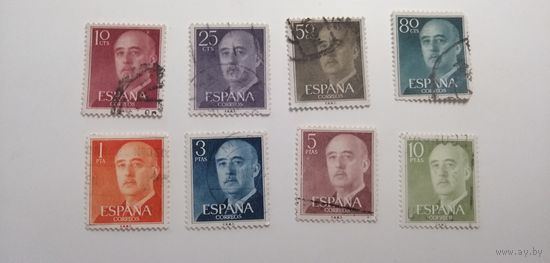Испания 1955. Стандартный выпуск. Генерал Франко