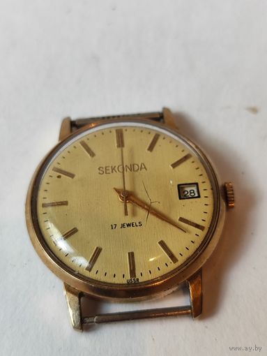 Часы SEKONDA. Полёт 2614.2Н. Позолота.