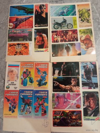 Наклейки 90-х лот 5