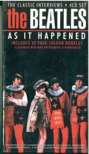 4CD-set & Colour Booklet The Beatles As It Happened The Classic Interviews  (November 21, 2000)