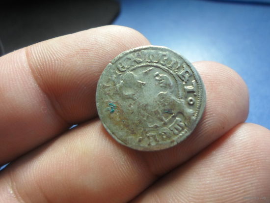 Полугрош Александр Ягеллончик (1492-1506) Вильно. aв,рв реннесансная легенда пробел между I E