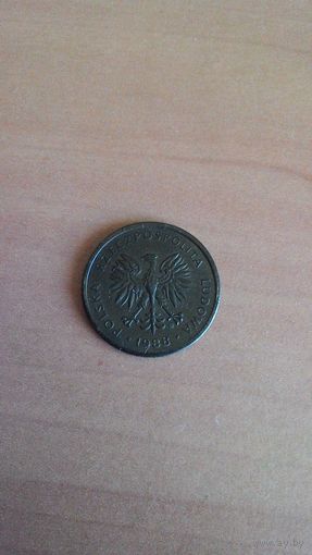 2 злотых 1988.