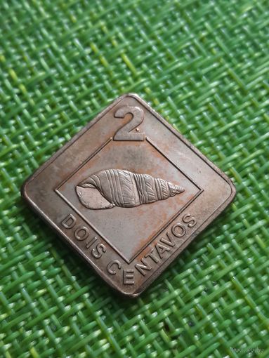 Кабинда 2 сентаво 2008 г ( ракушка )
