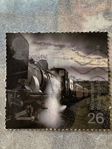 Великобритания 2000. Железная дорога. Паровоз