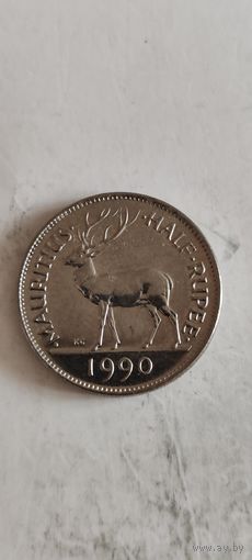 Маврикий 1 рупе 1990