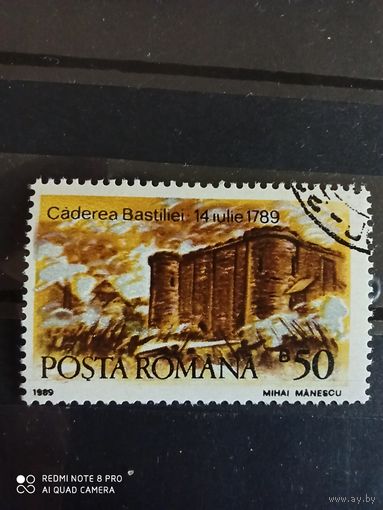 Румыния. 200 лет со дня взятия Бастилии. 1989